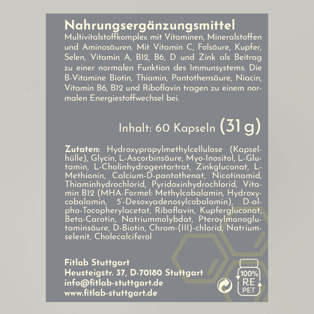 Fitlab Premium Multis Multivitamine