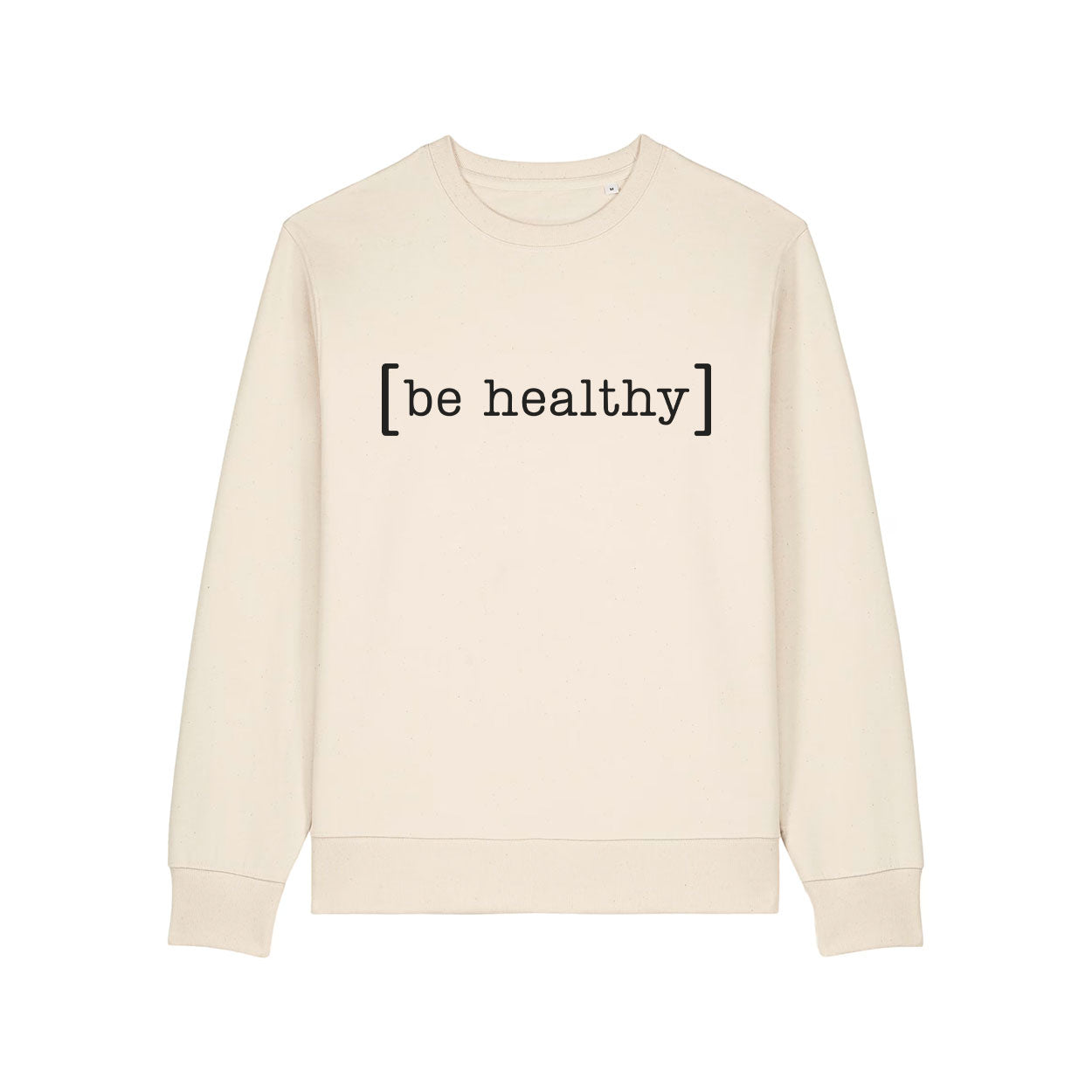 Fitlab Rundhals-Pullover [be healthy] Jubiläums-Edition India Ink Grey