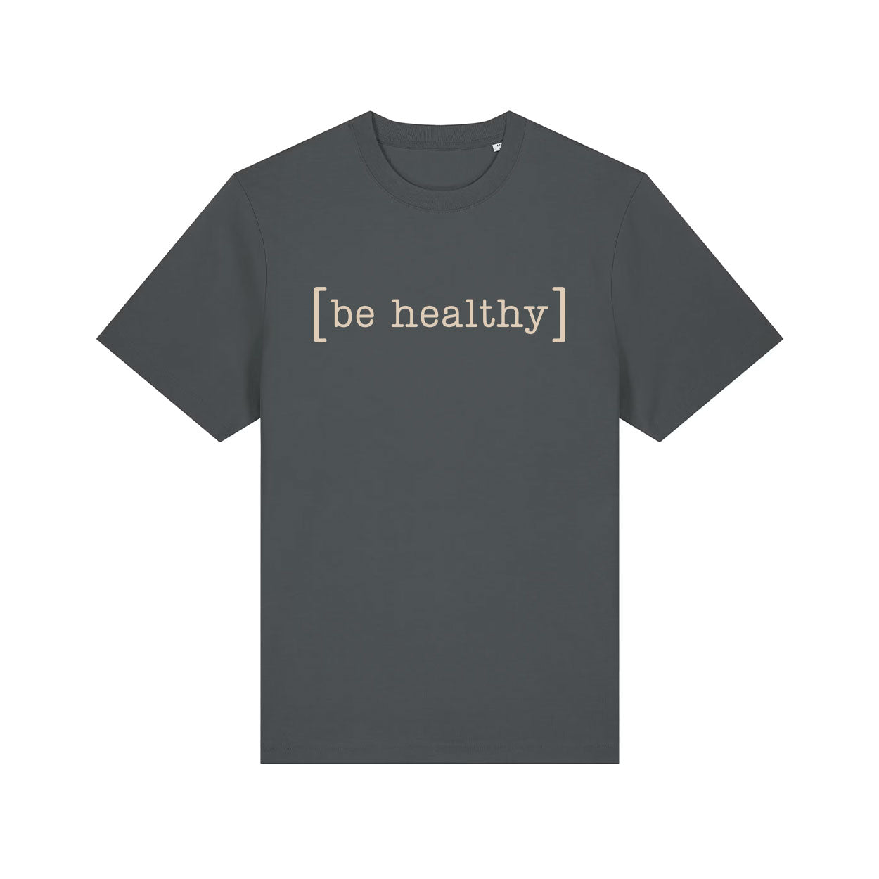 Fitlab T-Shirt Oversize [be healthy] Jubiläums-Edition Natural Raw